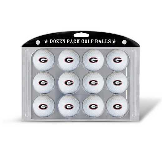 21103: Golf Balls, 12 Pack Georgia Bulldogs
